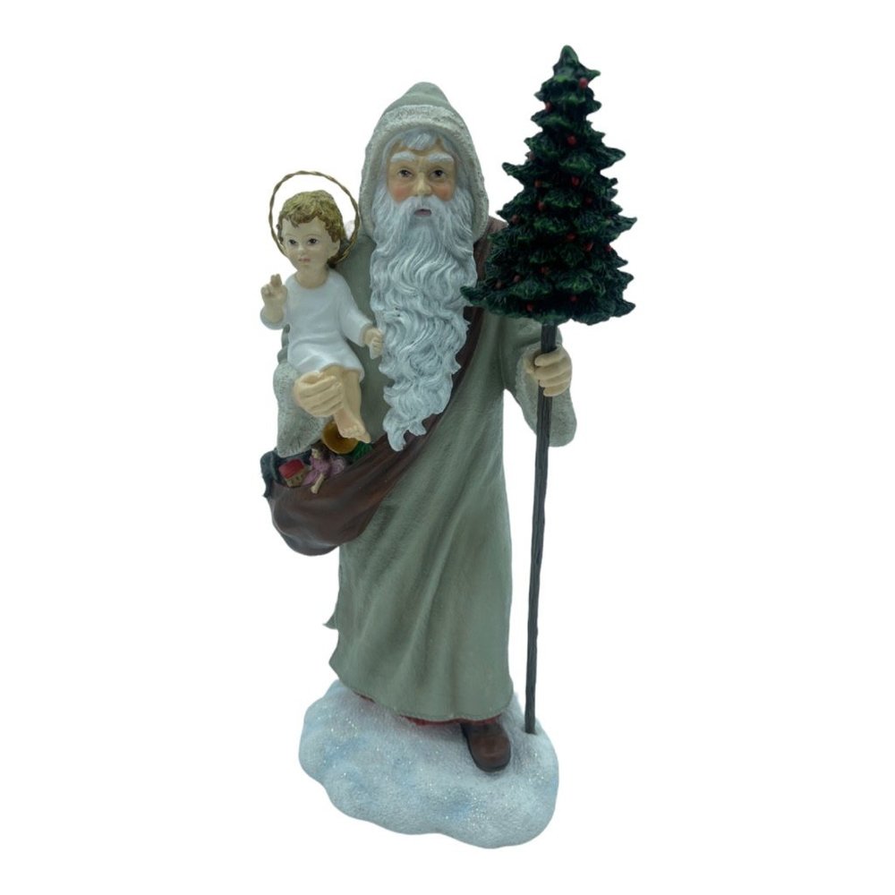 Pipka Memories of Christmas Eve Santa 11" Figurine 2011 Baby Angel Signed LE - Picture 1 of 9